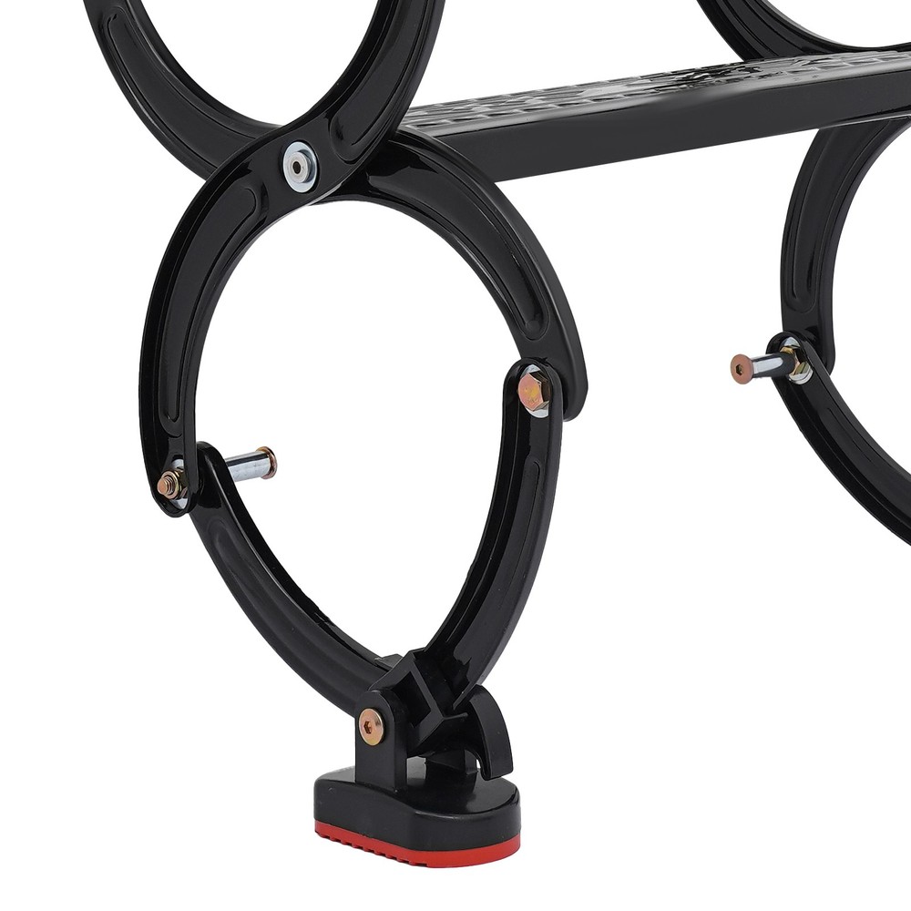 4 Steps Wall Mounted Attic Ladder, Pull Down Telescoping Step Ladder, Black New