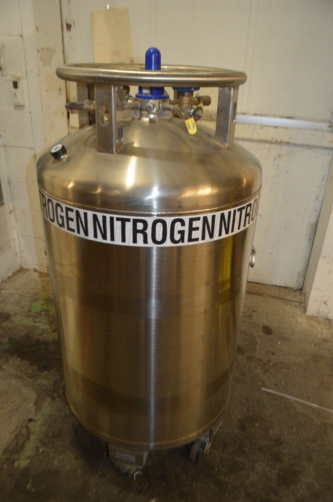 Chart Dura-Cyl 230 MP Liter Liquid Nitrogen (LN2) Supply Tank Round Caster Base