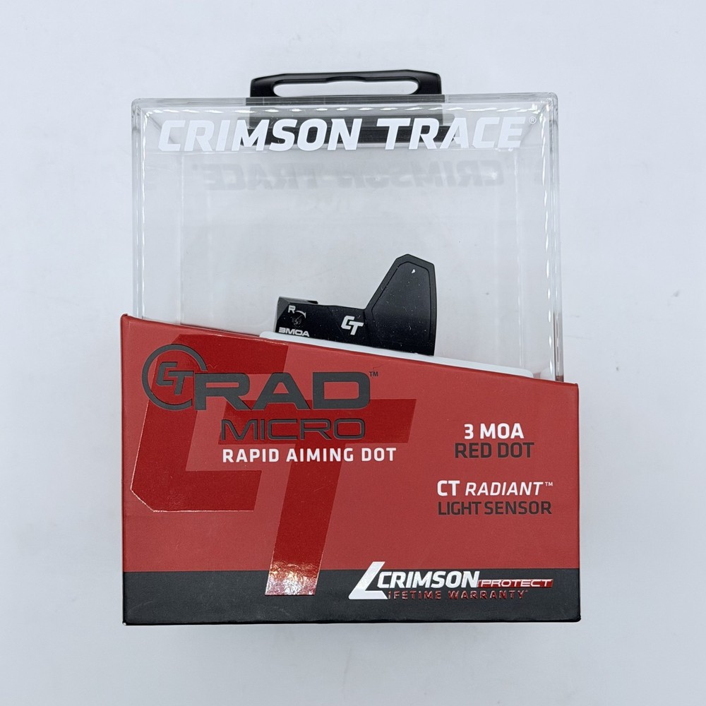 ​Crimson Trace RAD Micro Compact Open Reflex Sight Red Dot Electronic Sight 3MOA