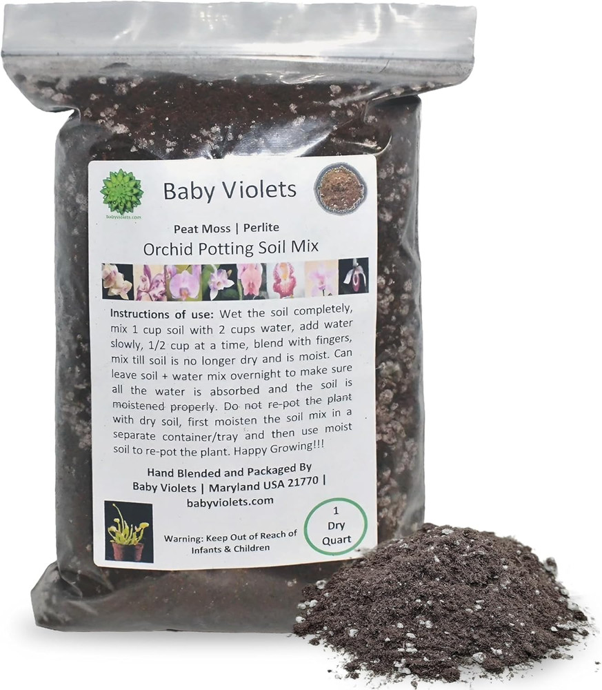 Orchid Potting Soil Mix (3 Cups / 1 Quart)