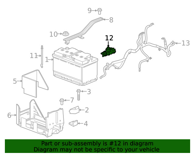 Genuine GM Battery Current Sensor 13545954