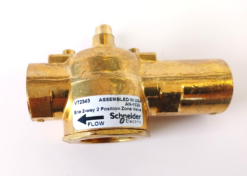 Schneider Electric 3/4" Control Zone Valve Body Erie 2 Way 2 Position VT2343