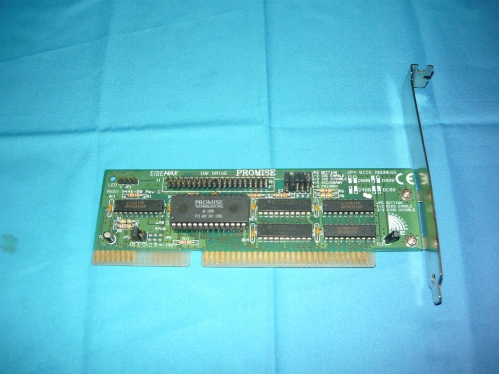 Vintage Promise EIDE Max ISA Enhanced IDE Controller Card Used Tested