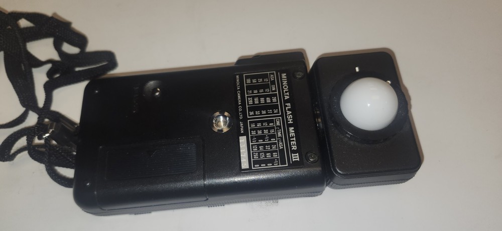 Minolta Flash Meter III light meter + CASE - TESTED - WORKS