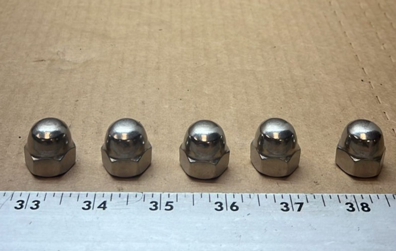 LOT OF 5 Cap Nut