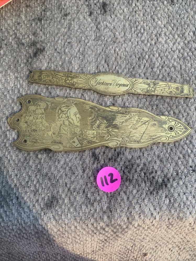 Decorative Brass Plates For Muzzle Loader Rifles (112)