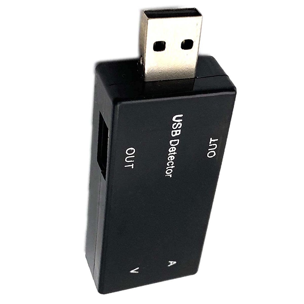 USB Detector Current Voltage Tester Red+Blue LED Double Row Display 2 USB Port