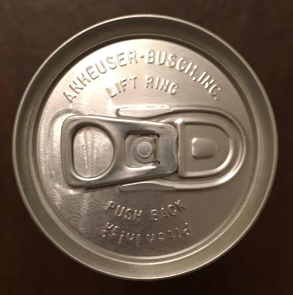 16 OZ BUDWEISER BEER CAN (ST. LOUIS, MO) (11 CITIES) - WHITE PAINT IS MISSING !!