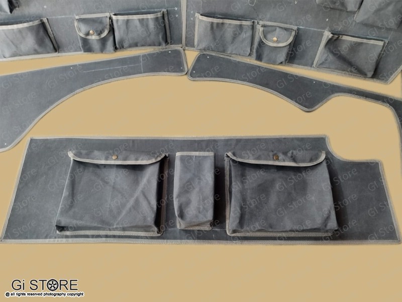 1986-1995 SUZUKI SAMURAI FRONT , SIDE AND REAR PANELS(SOFT TOP MODEL ONLY) GREY