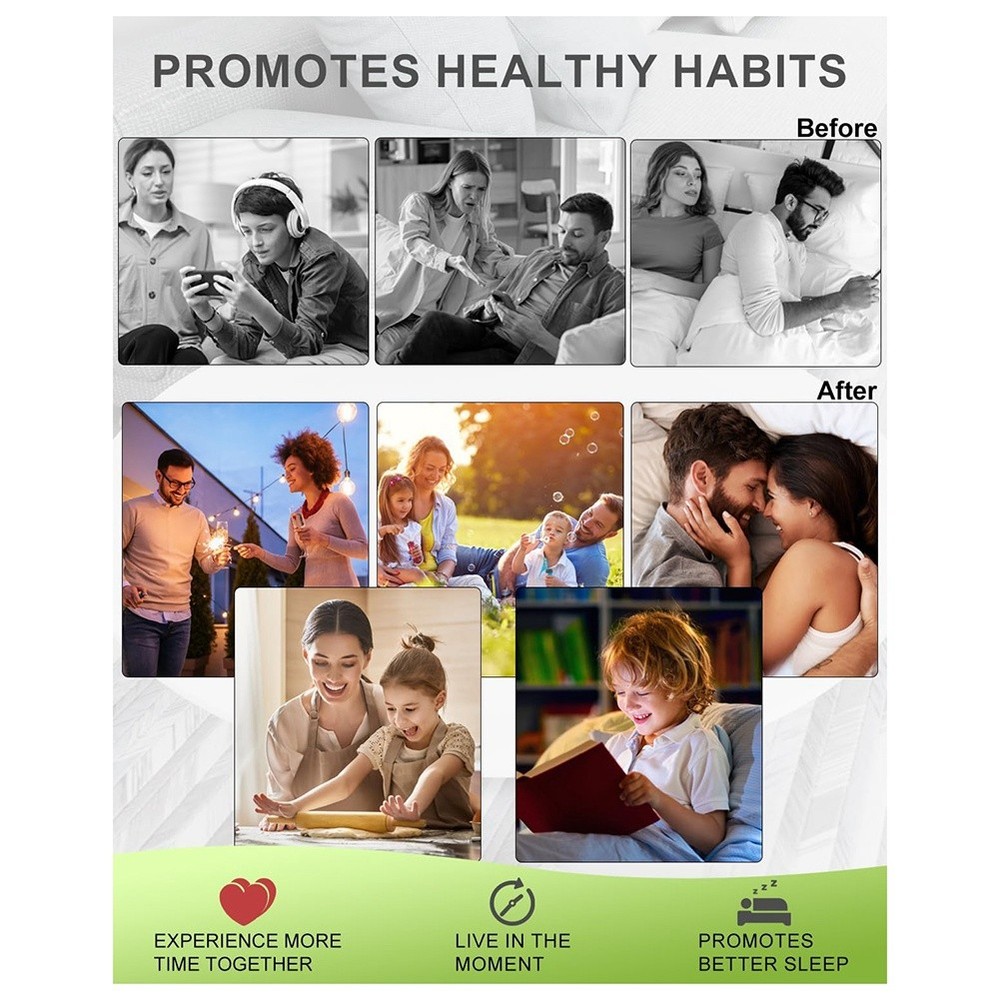 Timed Lock Box: Unplug with Timer-Controlled Phone Storage for Better1146