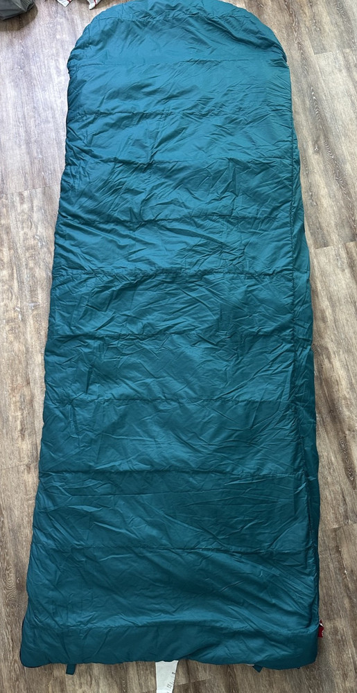 Gruezi sleeping bag Green Biopod DownWool Left Zip Wool Inside EUC
