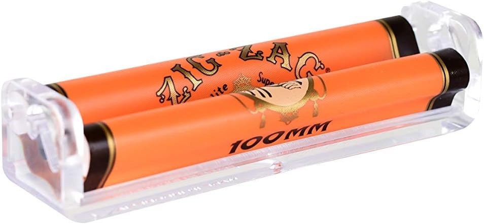 Zig-Zag 100mm Cigarette Rolling Machine | Premium Manual Roller Tool | 4 Pack
