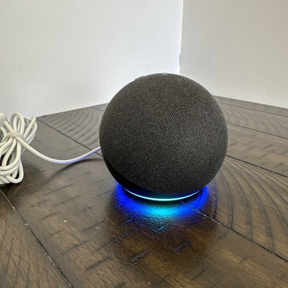 Amazon Echo Dot (4th Generation) B7W64E Black Bluetooth Wireless Smart Speaker