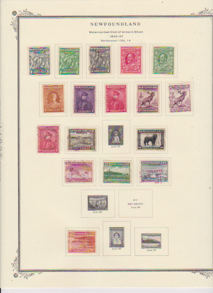 Canada Pre-Confederation Pages with Stamps