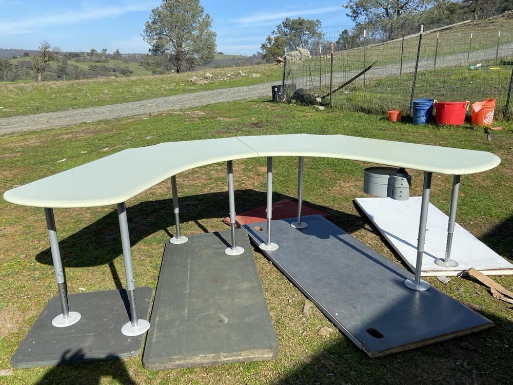 Vintage Herman Miller Resolve Workstations For Two