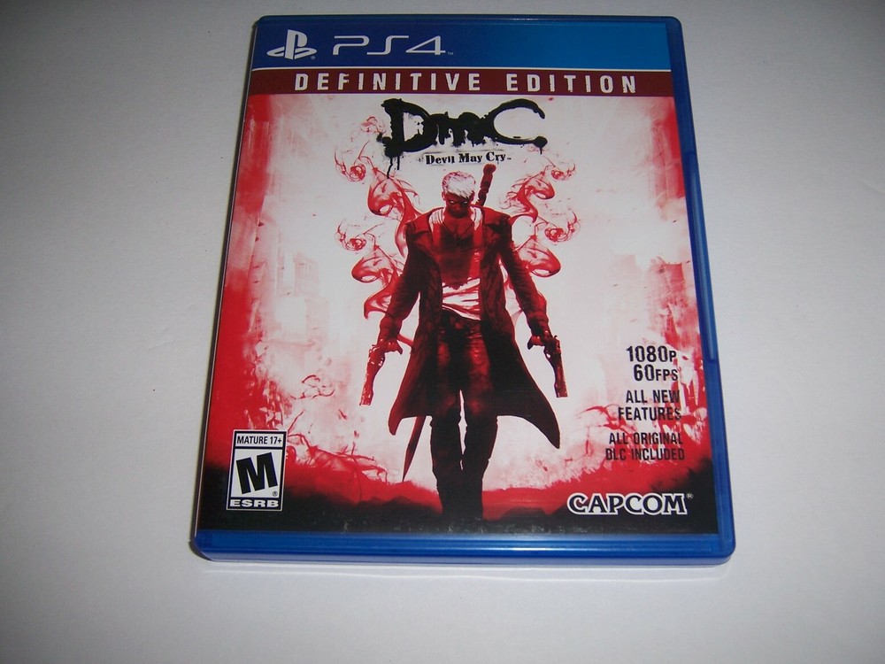 Replacement Authentic Box Case PlayStation 4 PS4 Devil May Cry DMC Definitive Ed