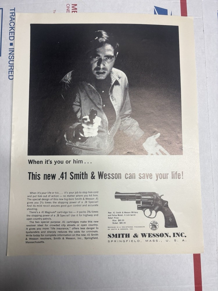 Vintage Smith & Wesson Advertisement