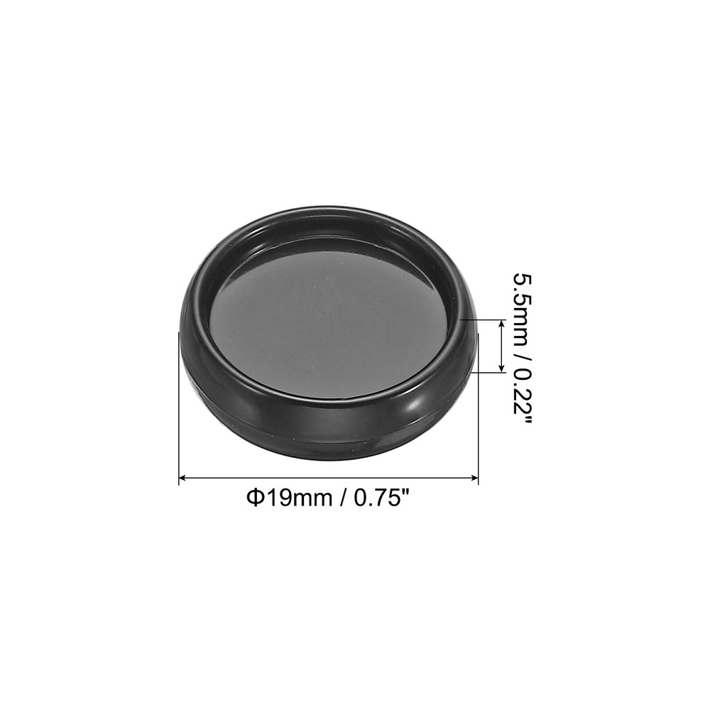19mm Book Binding Discs 33pcs Discbound Expansion Discs Round, Black