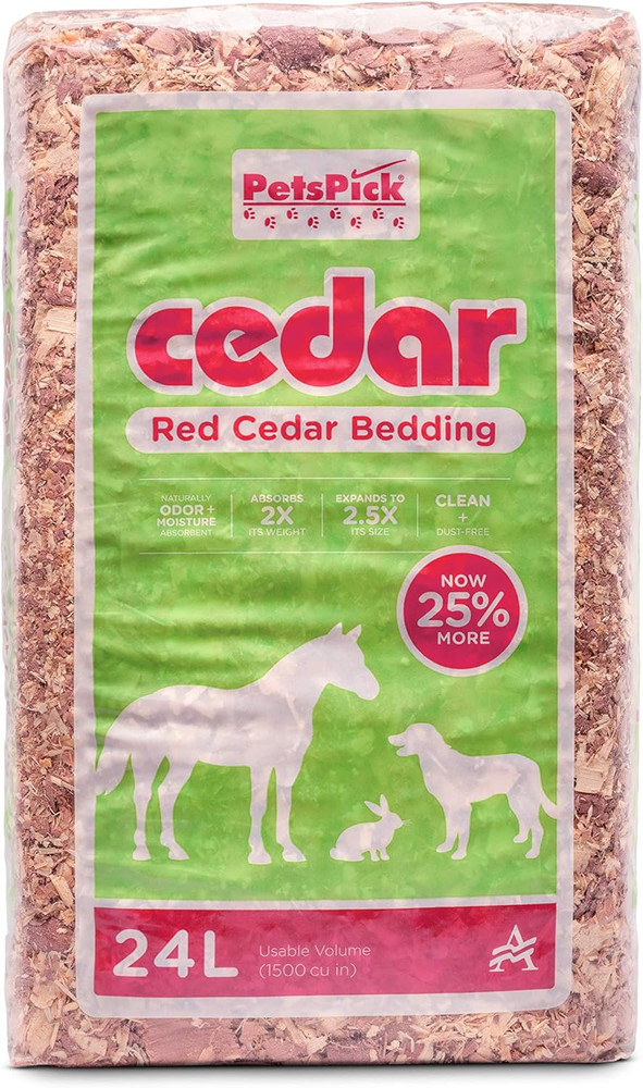 Red Cedar Pet Bedding 24L
