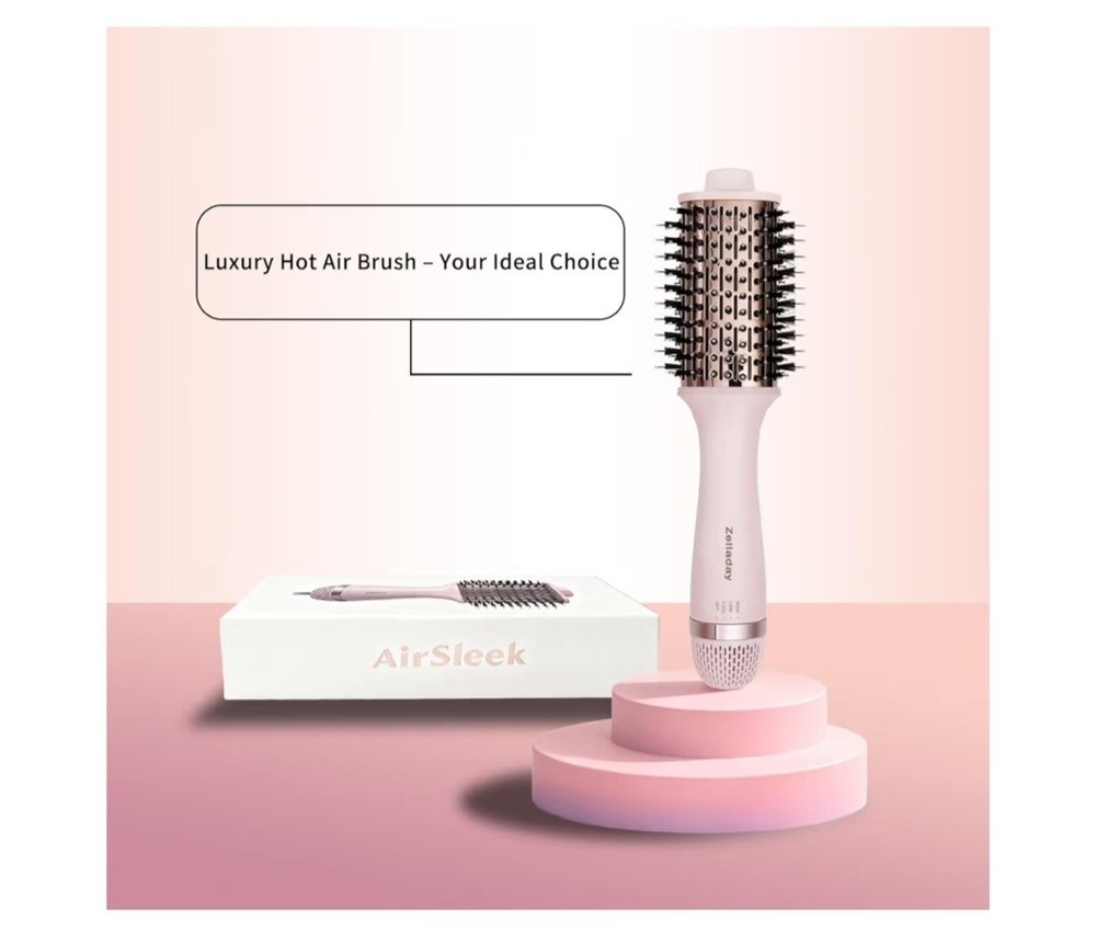 Airsleek One Step Titanium Volumizer Blow Dryer Brush Dual Ionic Technology