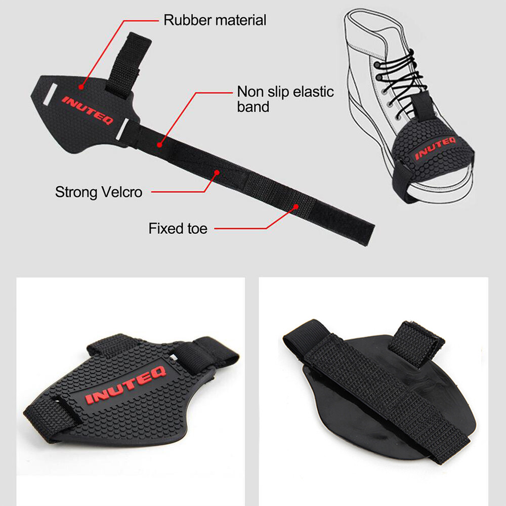 2PCS Motorcycle Shift Guard Cover Protective Shoe Boot Protector Shifter Pads US