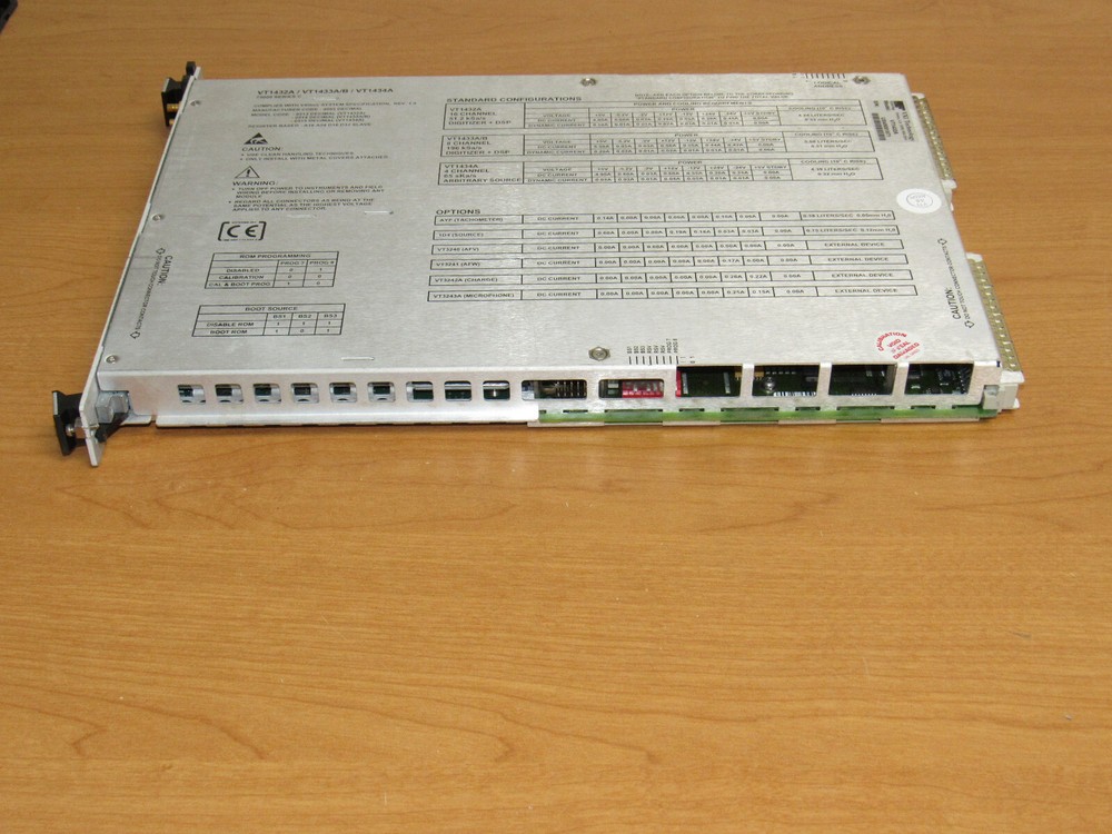 VXI Technology 4-16 Channel 51.2 kSa/s A/D + DSP Module - VT1432A - UNTESTED