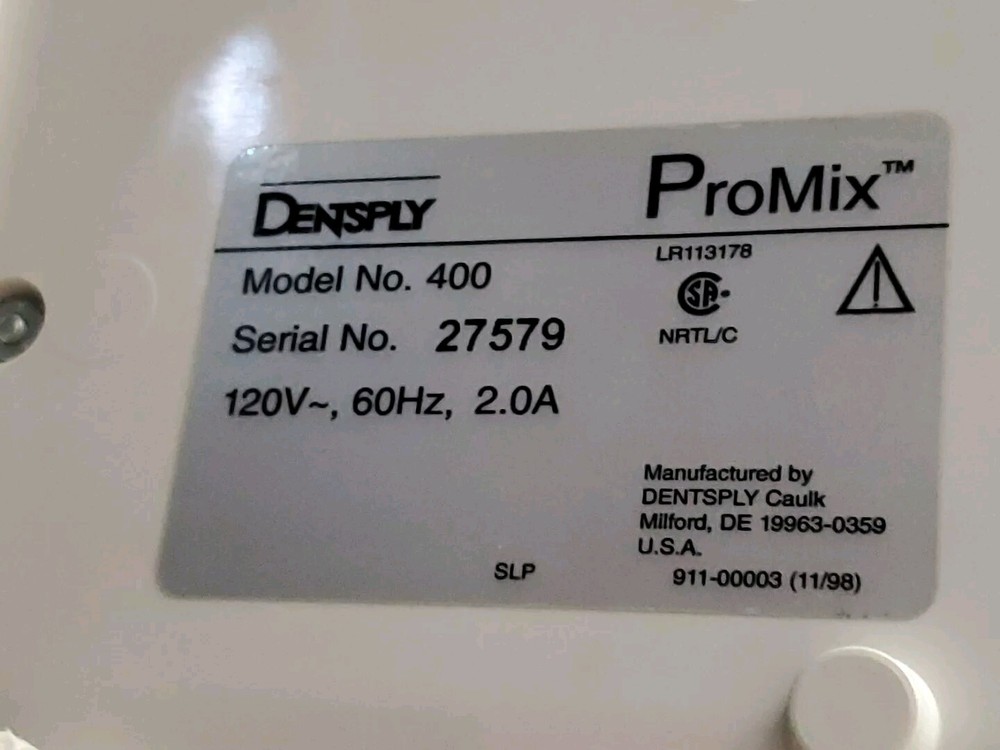 ProMix Dentsply, Caulk, Model 400