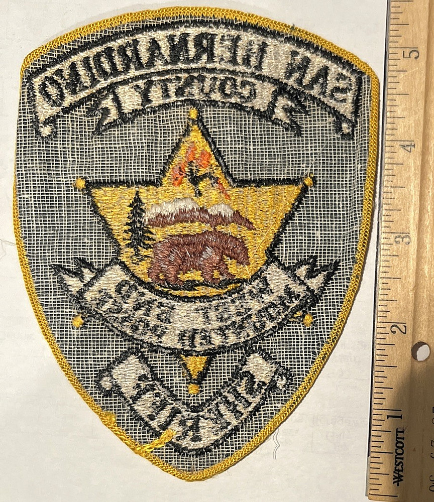 San Bernardino Sheriff West End Mounted Posse Patch