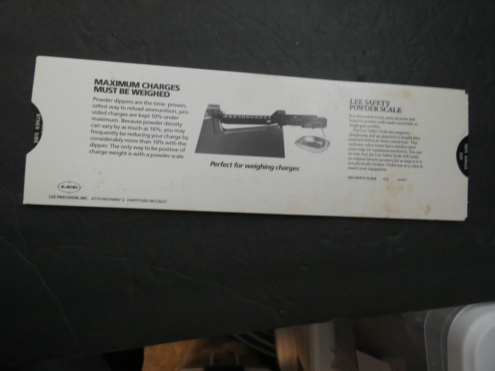 LEE POWDER MEASURE KIT 90100 COMPLETE