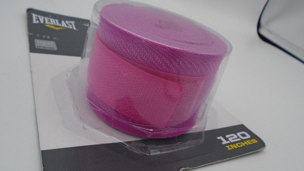 Everlast Hand Wraps (120-Inch, Pink)