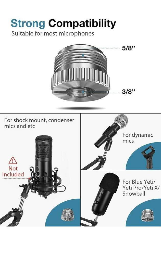 InnoGear Microphone Stand MU047 windscreen pop filter boom mic mount studio