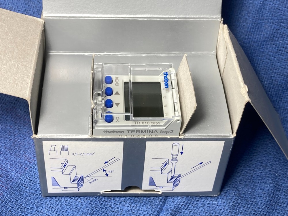 WEEKLY PROGRAM THEBEN 6104108 TIME SWITCH CLOCK OPERATED LIGHT CLIMATE SYSTEM