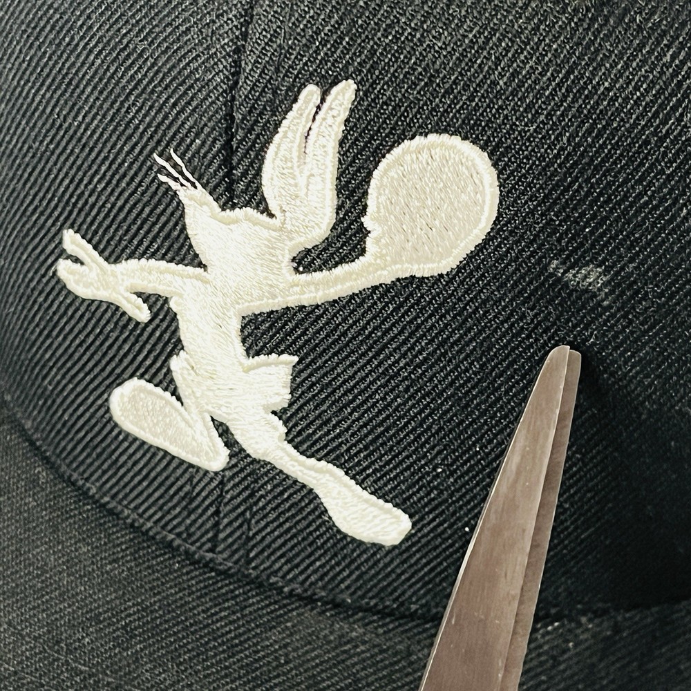 Space Jam Bugs Bunny Silhouette Snapback Hat Black Mitchell & Ness