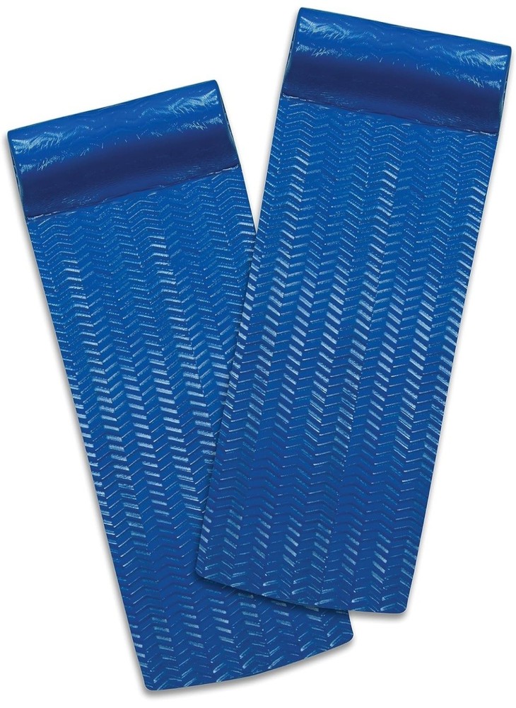 Poolmaster 2 Pack 1.5" Thick Vinyl Swimming Pool Float Mat, Blue(Open Box)