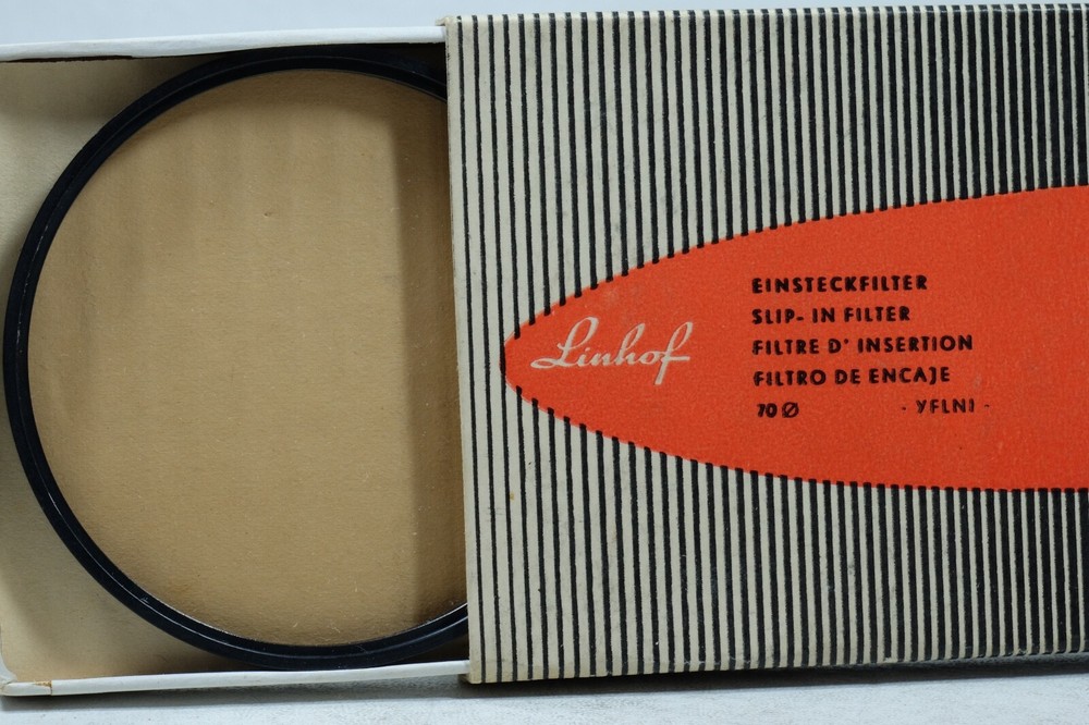 Linhof 70 slip in filter R1.5 Conversion Filter in BOX
