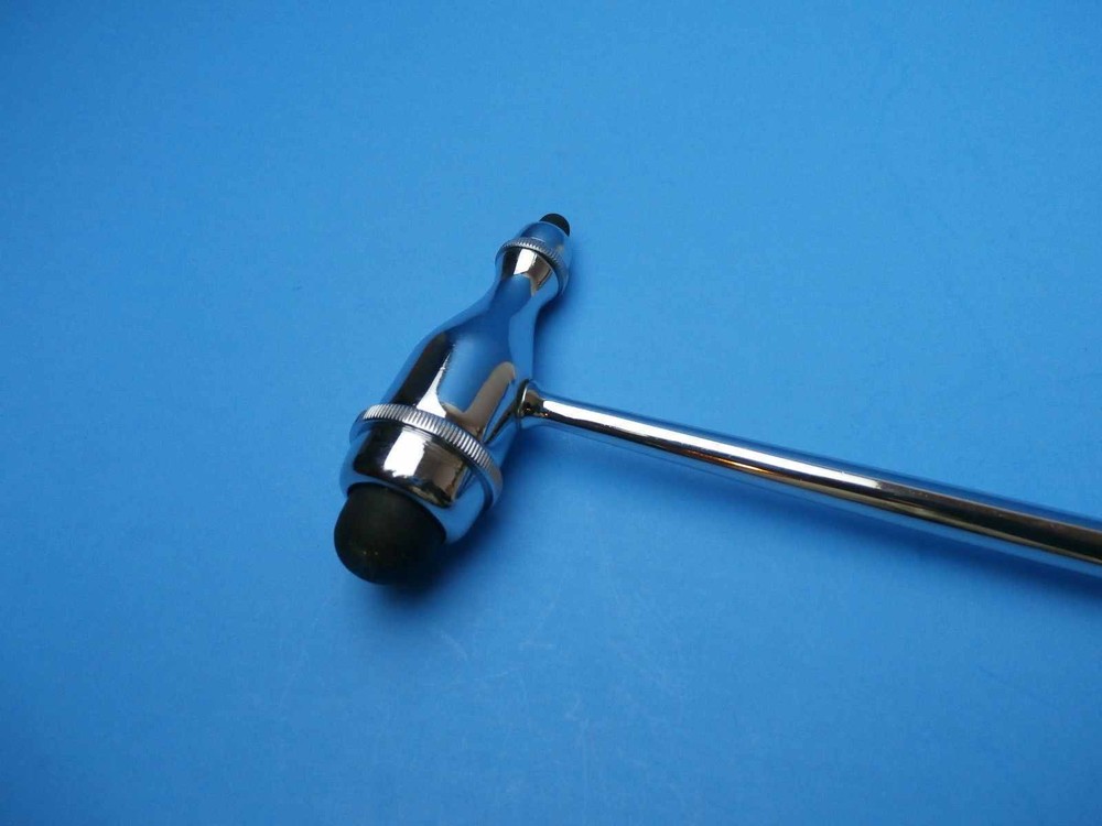 Tromner Neurological Reflex Hammer with built-in Handle(Stainless)