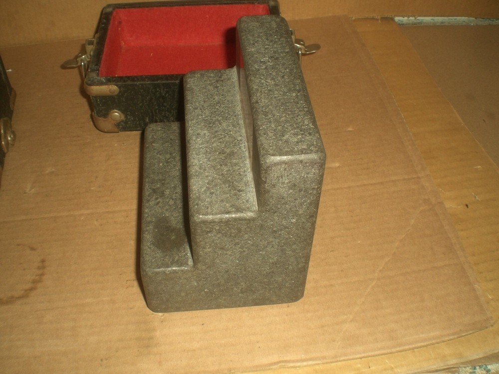 Brown and Sharpe 6" precision Granite Angle Step Block