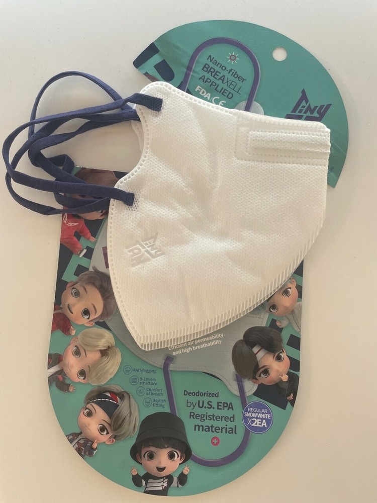 BTS TinyTAN Mask QUINTET KIT nano filter 5 layer face mask 