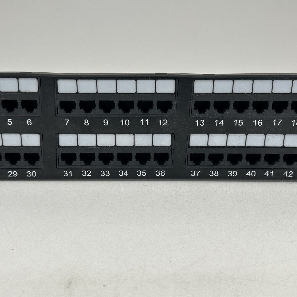 GIGAMEDIA 48-Port Connector Cat5e Patch Panel