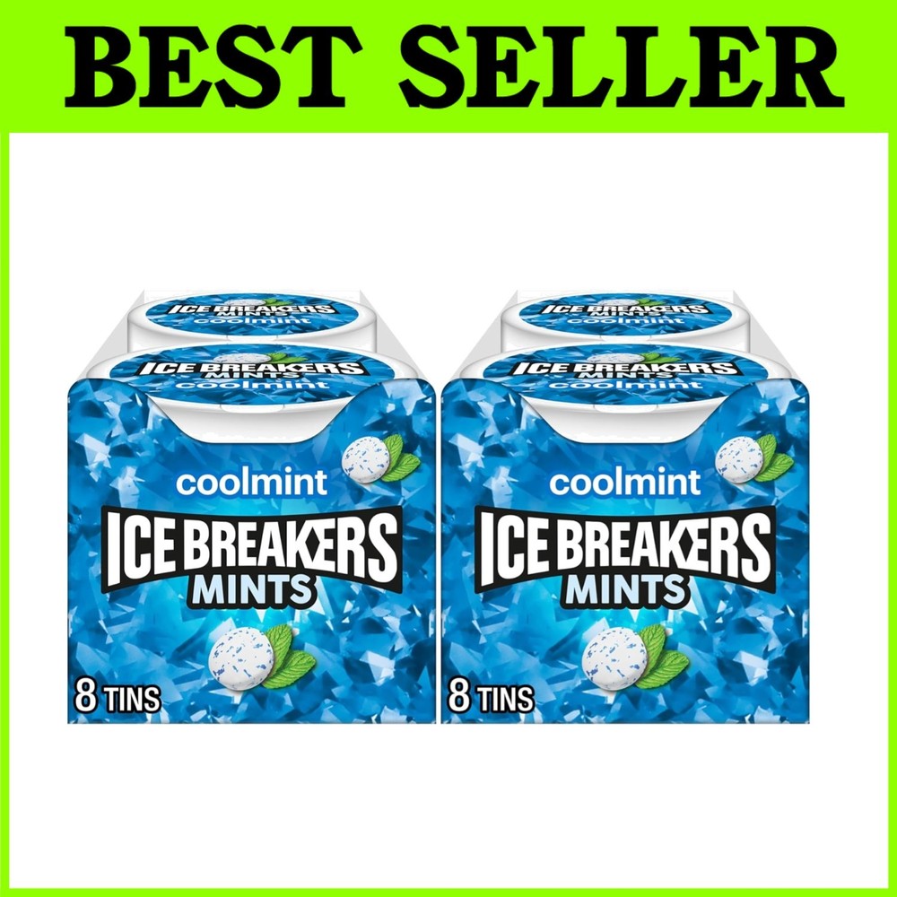 Coolmint Hard Candy Mints - 16 Tin Pack, Sugar Free