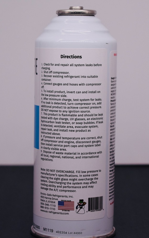 Industrial R 134a Replacement Refrigerant. Auto (8oz) 3 Cans