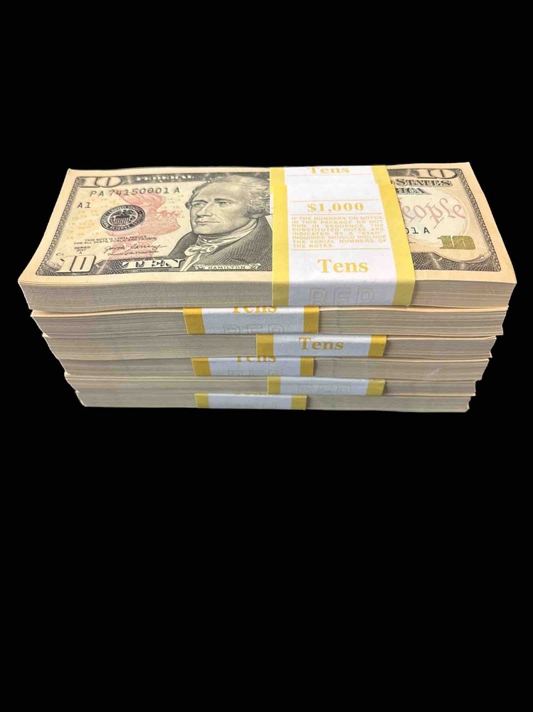 25 ($10 Bills) Sequential Uncirculated - Twenty-five (Ten Dollar Bills) – 2017