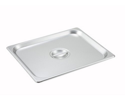 Winco SPSCH Half Size Solid Stainless Steel Steam Table Pan Cover