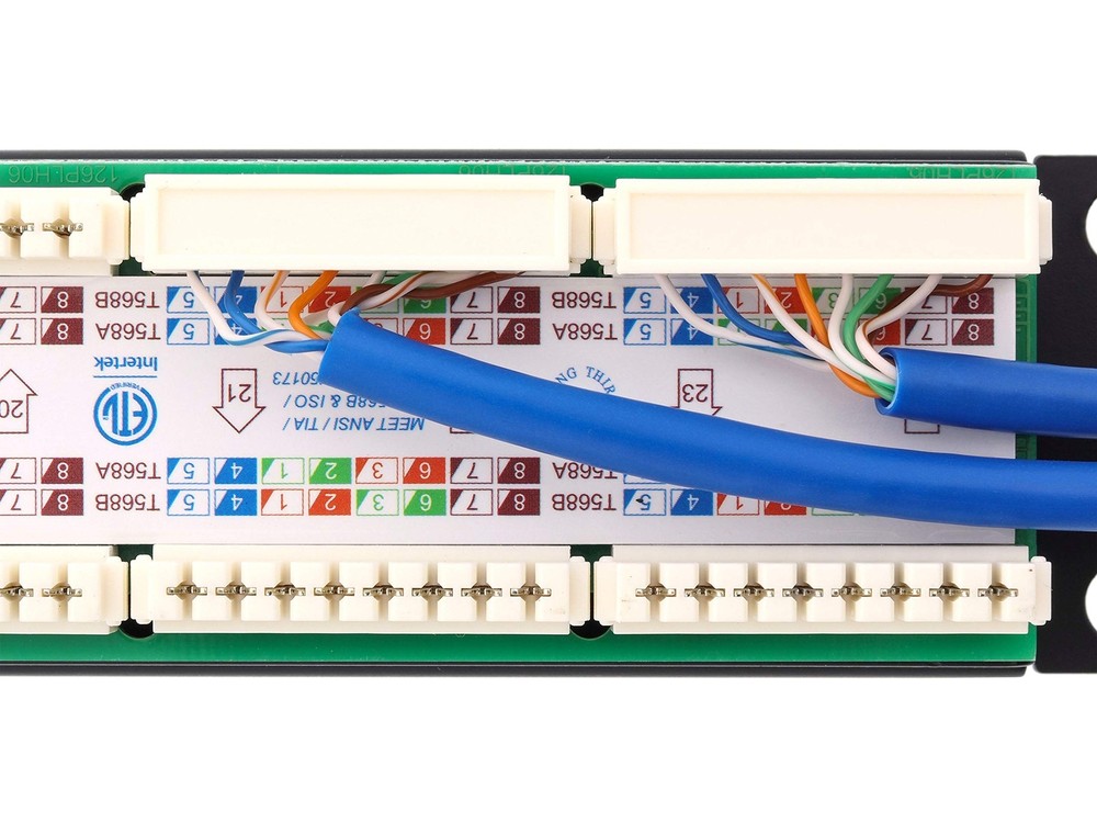 Networx Rackmount 2U 48 Port Network Patch Panel (19-inch Cat6 Patch Panel