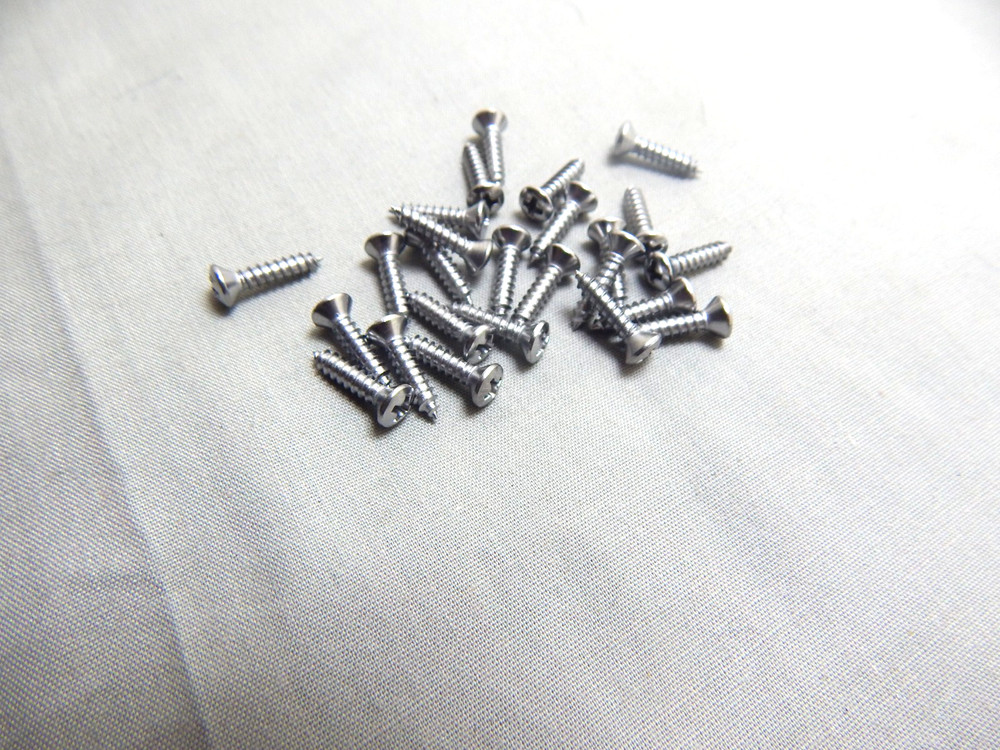 4 X 1/2" CHROME PHILLIPS OVAL HEAD SMS