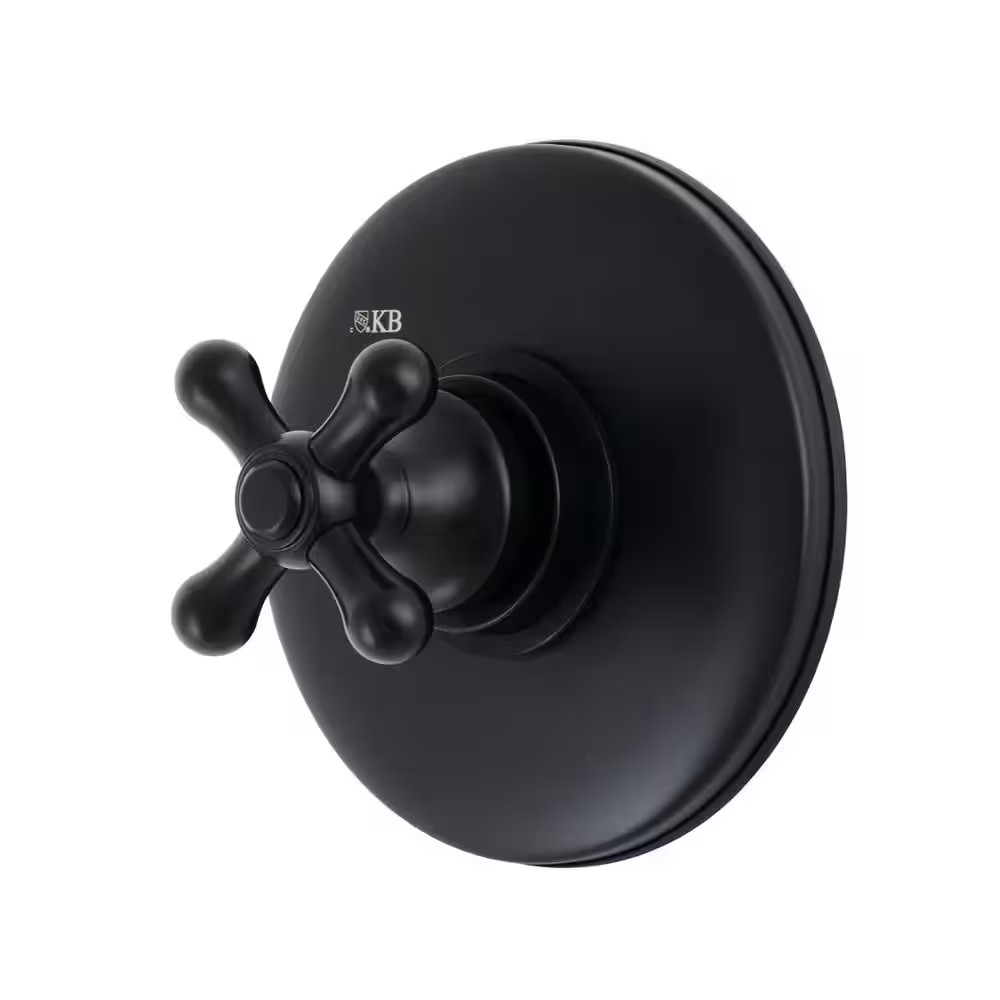 Vintage Single-Handle Volume Control in Matte Black