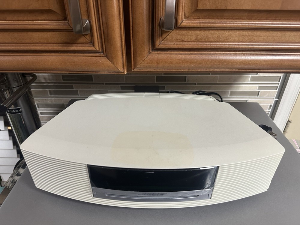 Bose Wave Music System III AM/FM CD Player White Tested READ DESCRIPTION