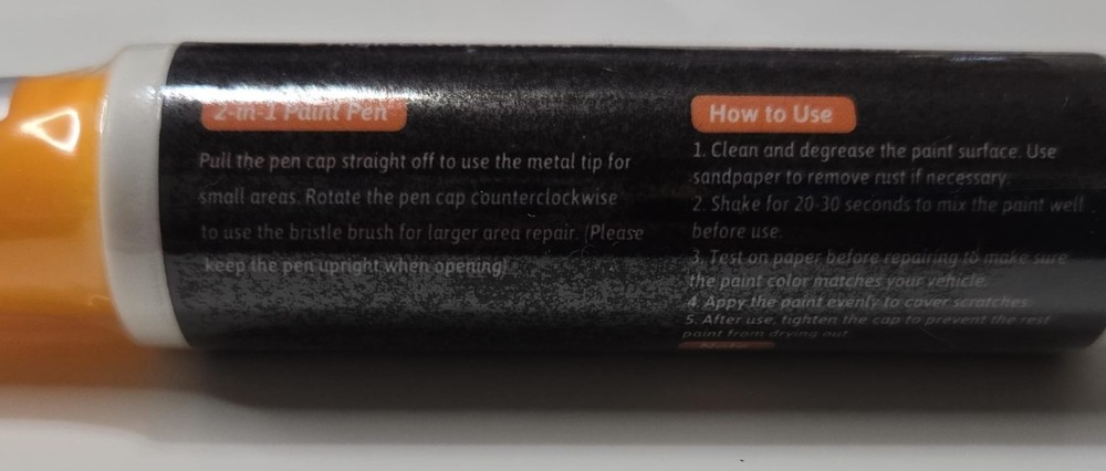 Gallitan Touch Up Paint Pen Pure White High Coverage Quick Dry
