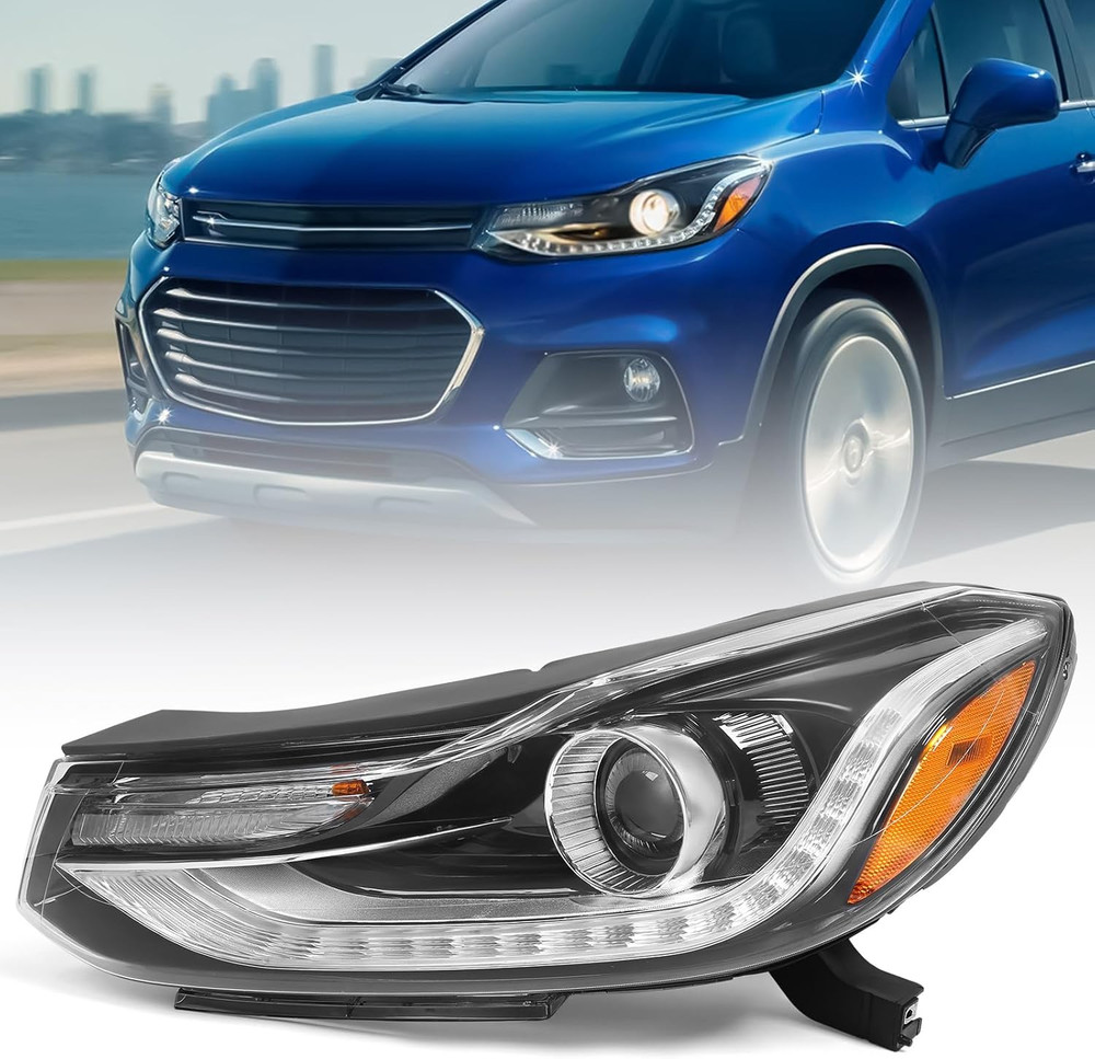 Left Halogen Headlight Assembly Fit for Chevy Trax 2017-2022 LH Projector Headla