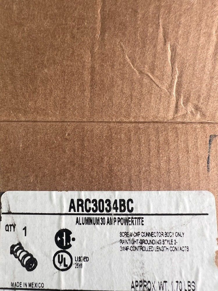 ARC3034BC Appleton Plug